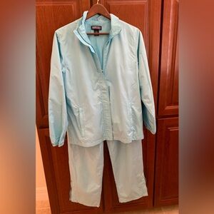 Lands' End Light Blue Activewear 2 Piece Set Blue SzS (6-8)